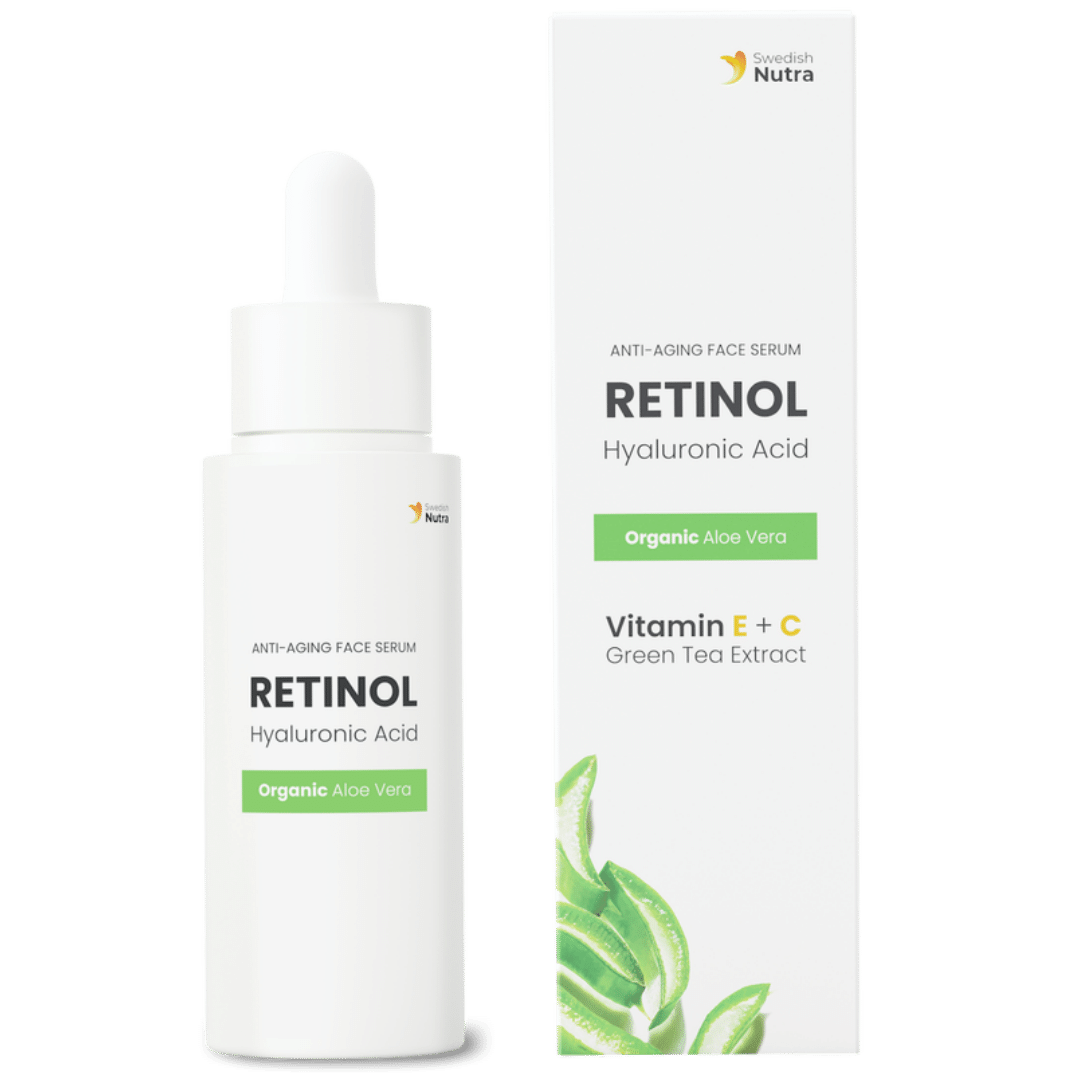 Facial Serum with Retinol, Hyaluron and Collagen 30 ml Swedish Nutra - Nutra Best Europe
