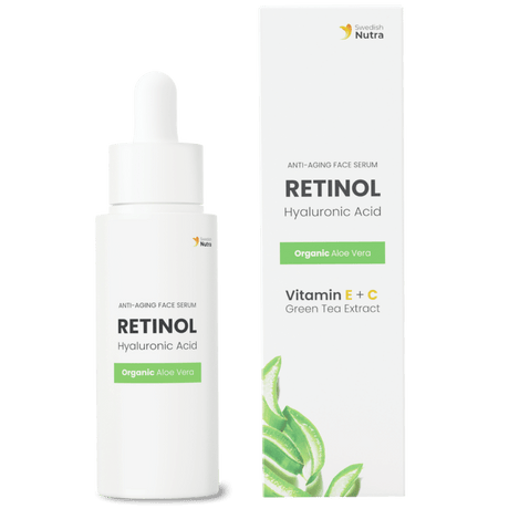 Facial Serum with Retinol, Hyaluron and Collagen 30 ml Swedish Nutra - Nutra Best Europe