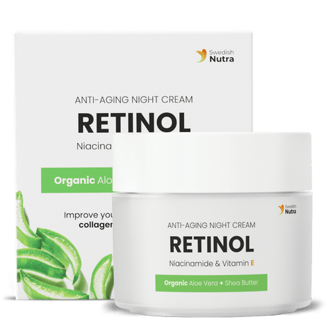 Night cream with Retinol, Hyaluron and Collagen 50 ml Swedish Nutra - Nutra Best Europe