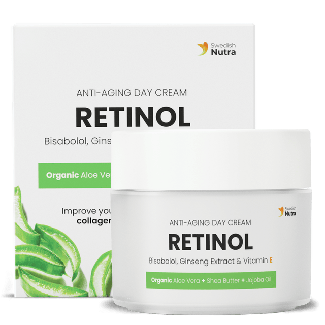 Day Cream with Retinol, Hyaluronic Acid and Collagen 50 ml Swedish Nutra - Nutra Best Europe