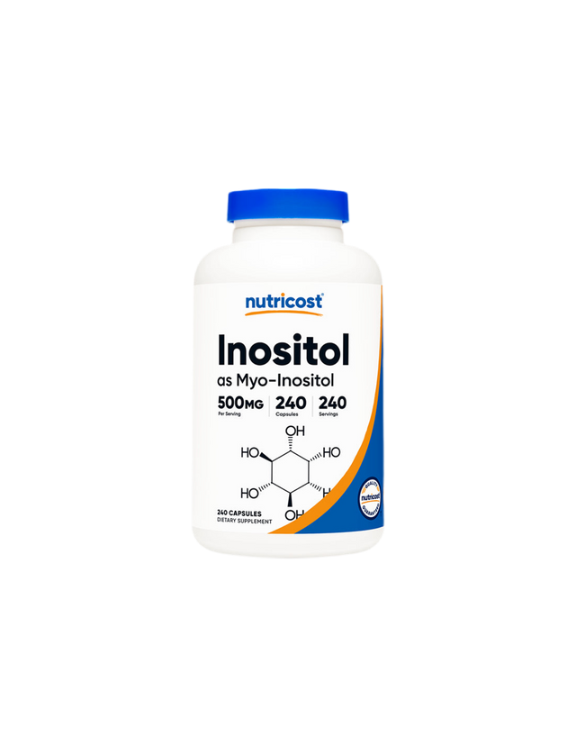 Hormonal Imbalance - Inositol (Myo Inositol/Vitamin B8), 500mg/240 Capsules Nutricost - Nutra Best Europe