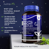 Natural Night Sleep Complex 120 Vcaps. Nutravita - Nutra Best Europe