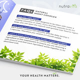 Natural Night Sleep Complex 120 Vcaps. Nutravita - Nutra Best Europe