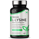 L-Lysine 1100mg 240 Vegan Tablets - Nutra Best Europe