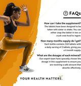 Electrolyte Complex 240 Vegan Tablets - Nutra Best Europe