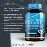 Cognitive Complex Pro 180 Vegan Tablets - Nutra Best Europe