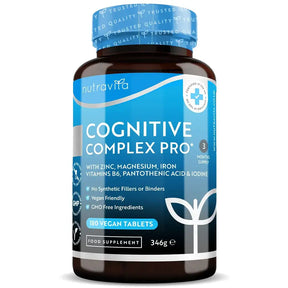 Cognitive Complex Pro 180 Vegan Tablets - Nutra Best Europe