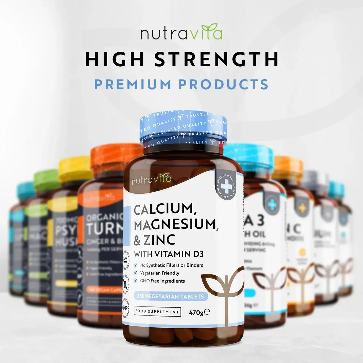 Calcium, Magnesium, Zinc and Vitamin D3 - 365 tablets - Nutra Best Europe