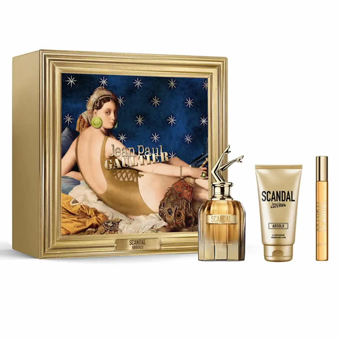 Jean Paul Gaultier Scandal Absolu Parfum Concentrate Spray 80ml Set 3 Pieces - Nutra Best Europe