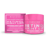 Retinol night firming cream with active ingredients for regeneration 50 ml - Nutra Best Europe