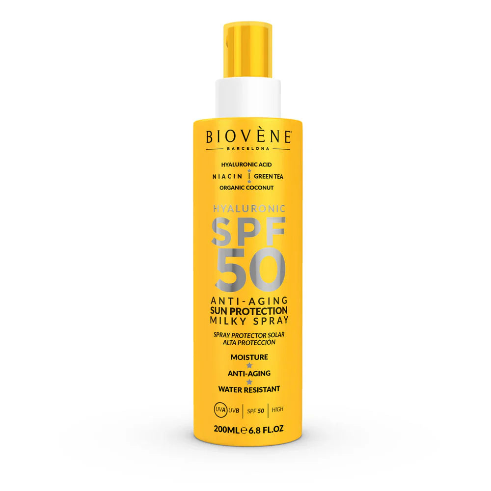 Sunscreen for face and body SPF 50 with anti-aging hyaluronic acid - 200 ml - Nutra Best Europe