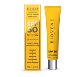 Moisturizing facial sunscreen SPF 50 with anti-aging hyaluronic acid - 40 ml - Nutra Best Europe