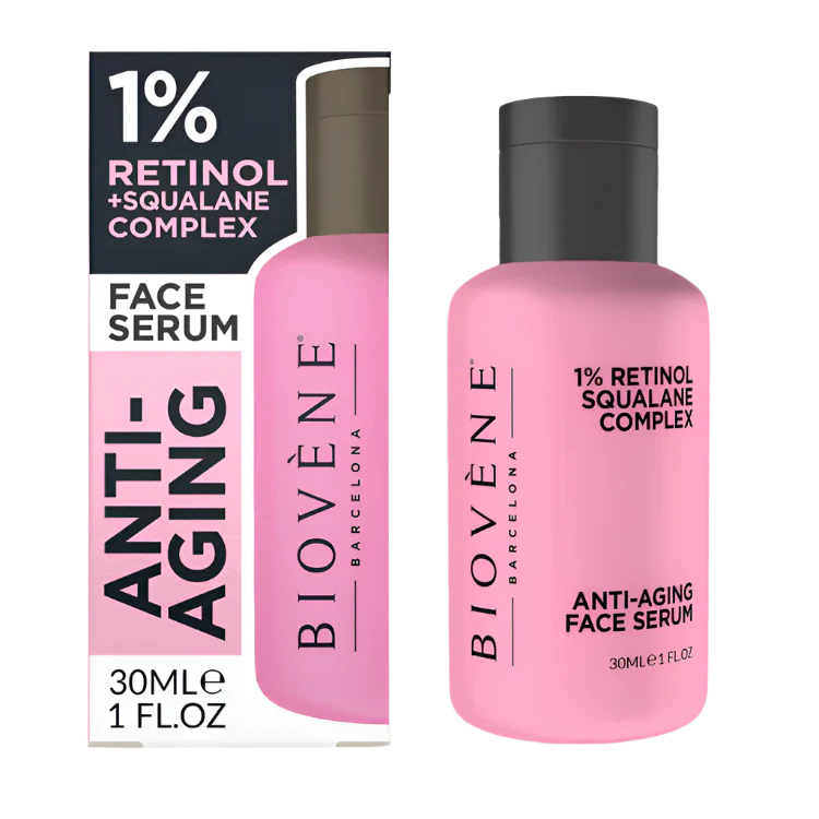 Retinol serum with squalane for smoothing wrinkles and fine lines 30 ml - Nutra Best Europe