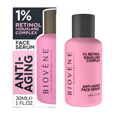 Retinol serum with squalane for smoothing wrinkles and fine lines 30 ml - Nutra Best Europe