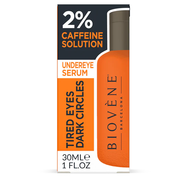 Caffeine serum for tired eyes with 2% caffeine for rejuvenation 30 ml - Nutra Best Europe