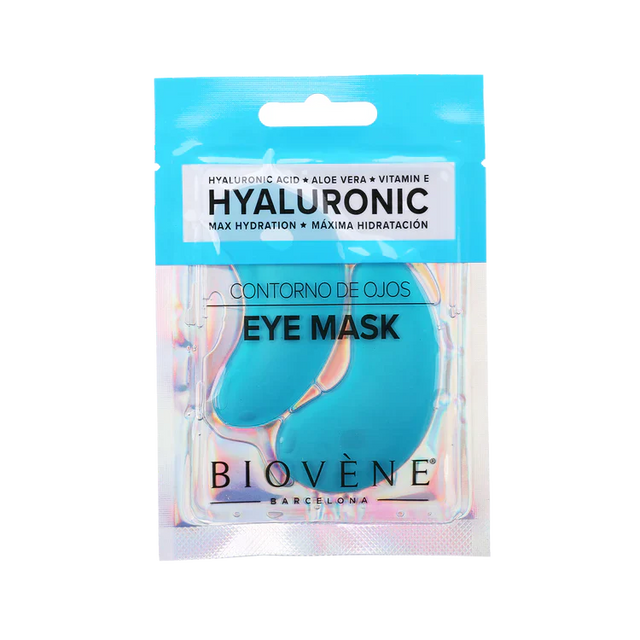 Hyaluronic acid eye mask with aloe vera and vitamin E 1 pair - Nutra Best Europe
