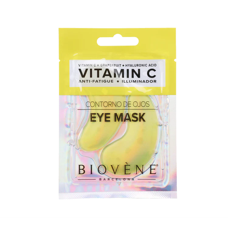 Vitamin C eye mask with grapefruit and hyaluronic acid for a fresh look 1 pair - Nutra Best Europe