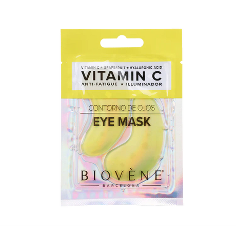 Vitamin C eye mask with grapefruit and hyaluronic acid for a fresh look 1 pair - Nutra Best Europe