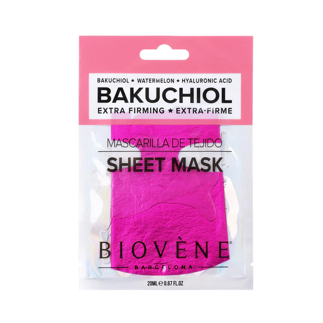 Bakuchiol mask with watermelon and hyaluronic acid for firming 1 pair - Nutra Best Europe