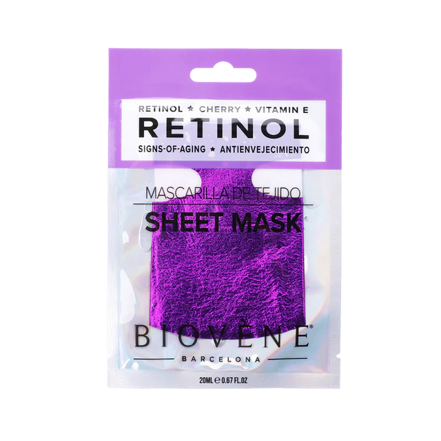 Retinol mask with cherries and vitamin E to reduce signs of aging 1 pair - Nutra Best Europe