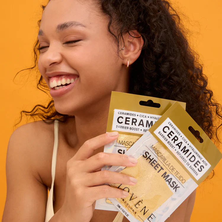 Ceramides mask with zinc for skin restoration and hydration 1 pair - Nutra Best Europe