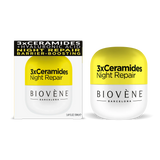3X Night cream with ceramides for regeneration and deep hydration - 50 ml - Nutra Best Europe