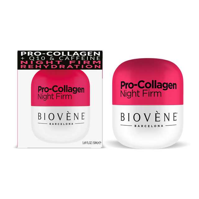 PRO-COLLAGEN Night cream with collagen for restoration and smoothing - 50 ml - Nutra Best Europe