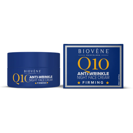 Night cream with Q10 for restoration and smoothing - 50 ml - Nutra Best Europe