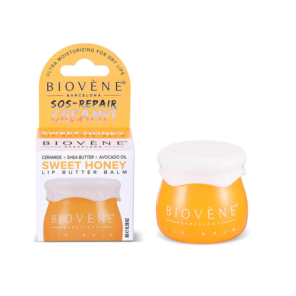 Lip balm with honey and ceramides – SOS restoring - 8 grams - Nutra Best Europe