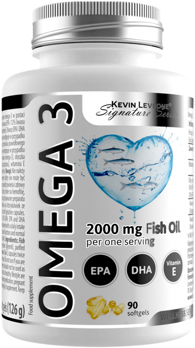 Kevin Levrone Omega 3 / Fish Oil [90 Gel Capsules, 45 Doses] - Nutra Best Europe