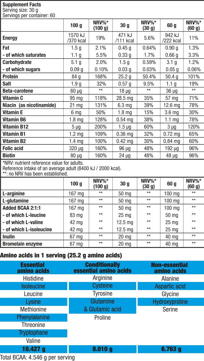 Beef Protein - 1.816 kg - Nutra Best Europe