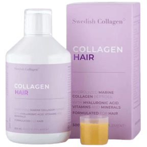Fish Collagen Hair with coenzyme Q10 /500 ml, 33 doses/ - Nutra Best Europe