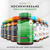 Milk Thistle Complex (80% Silymarin) - 150 Vcaps Nutravita - Nutra Best Europe