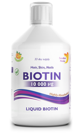 Liquid Biotin 10,000 mcg x 500 ml - Nutra Best Europe