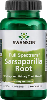 Sarsaparilla Root 450 mg - 60 capsules - Nutra Best Europe