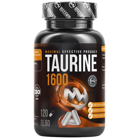 Taurine 1600 - 120 capsules - Nutra Best Europe