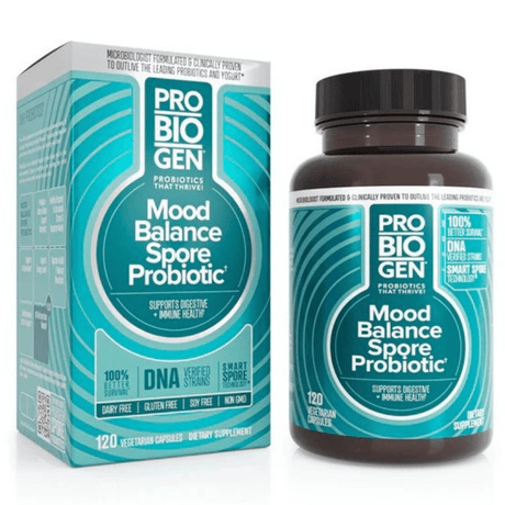 Probiogen Stress & Mood Balance Probiotic - Probiotic 120 capsules - Nutra Best Europe