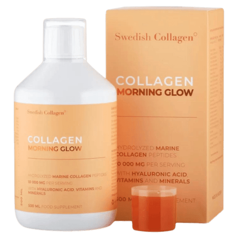 Fish collagen Morning Glow 10000 mg + Retinol 500 ml Swedish Collagen - Nutra Best Europe