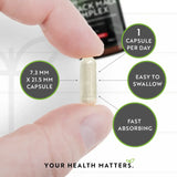 Black Maca Root Complex 5000mg /180 capsules, 180 days/ Nutravita - Nutra Best Europe