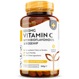 Vitamin C 1000 mg with Bioflavonoids and Rosehip 180 Nutravita tablets - Nutra Best Europe