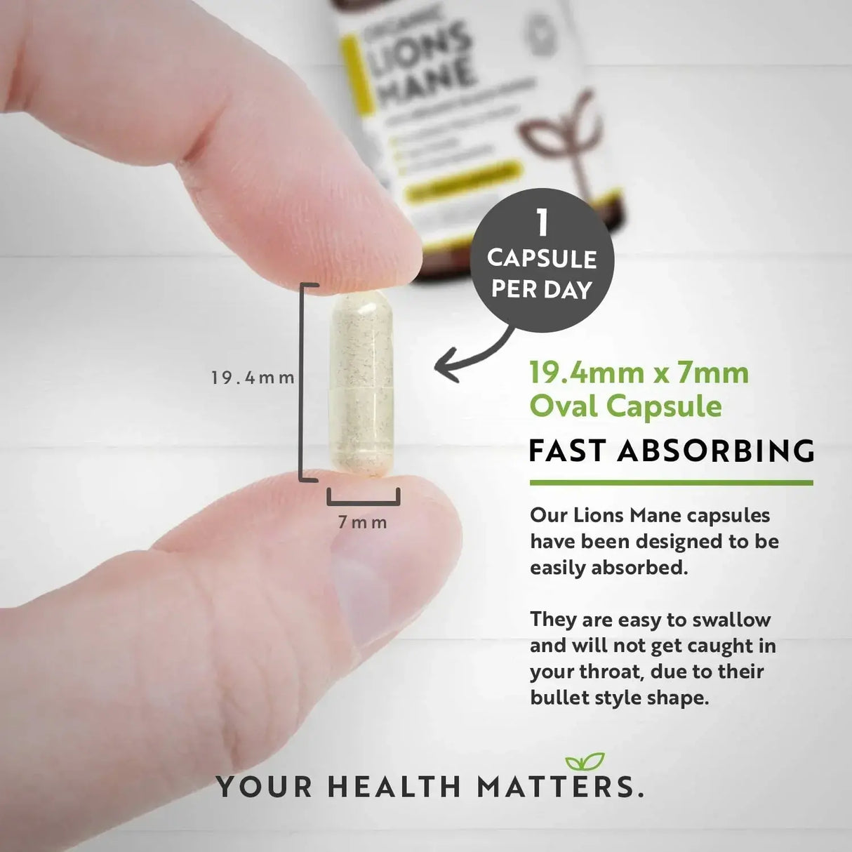 Organic Lion's Mane 120 Vcaps. Nutravita - Nutra Best Europe