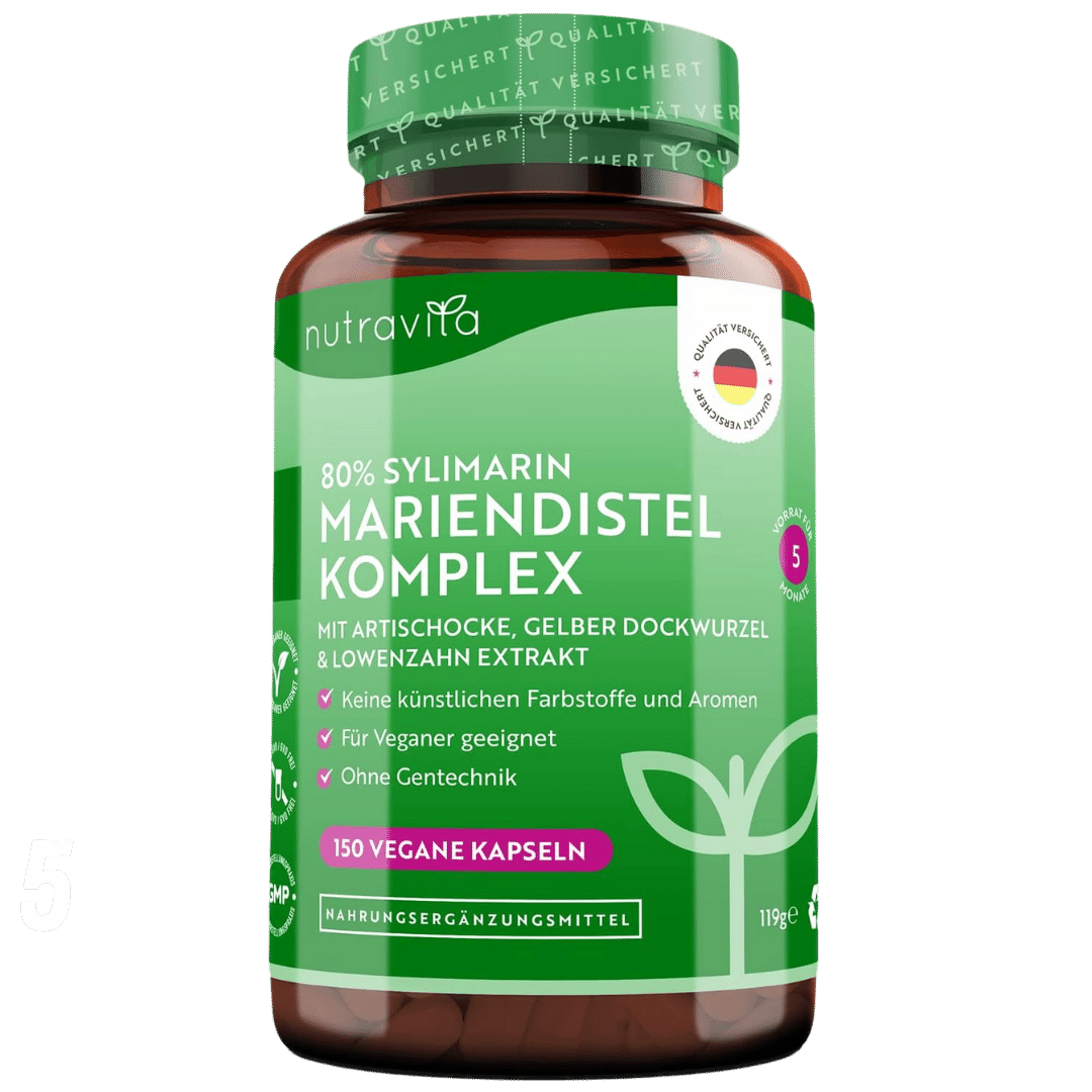 Milk Thistle Complex (80% Silymarin) - 150 Vcaps Nutravita - Nutra Best Europe