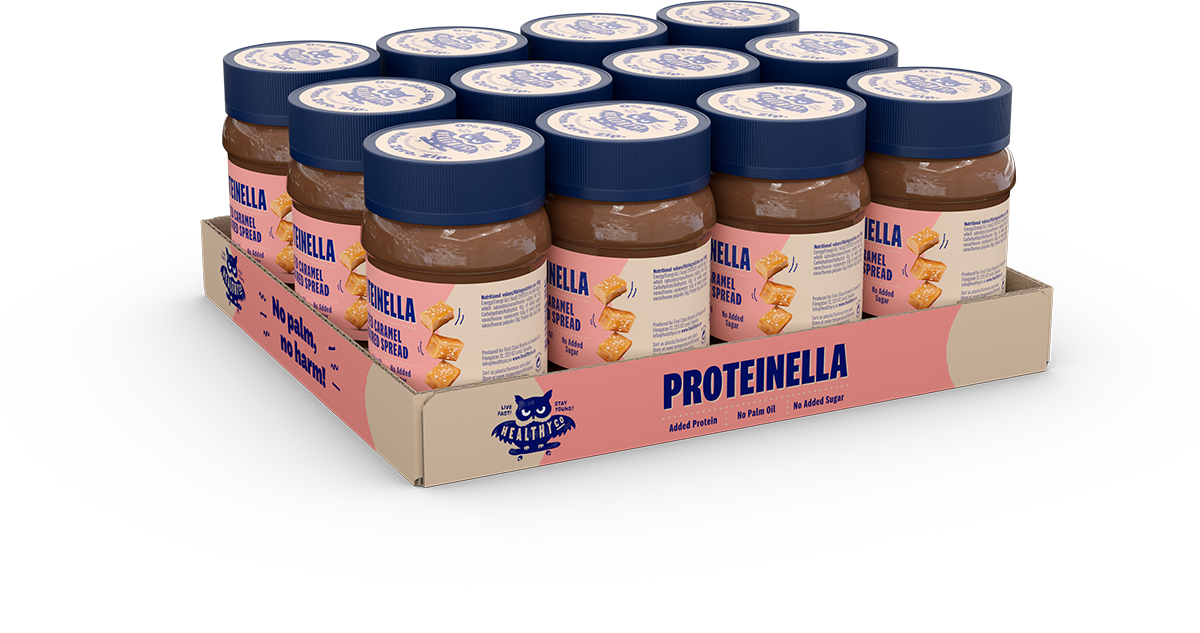 Proteinella Salted Caramel 400 g - without added sugar and without palm oil - Nutra Best Europe