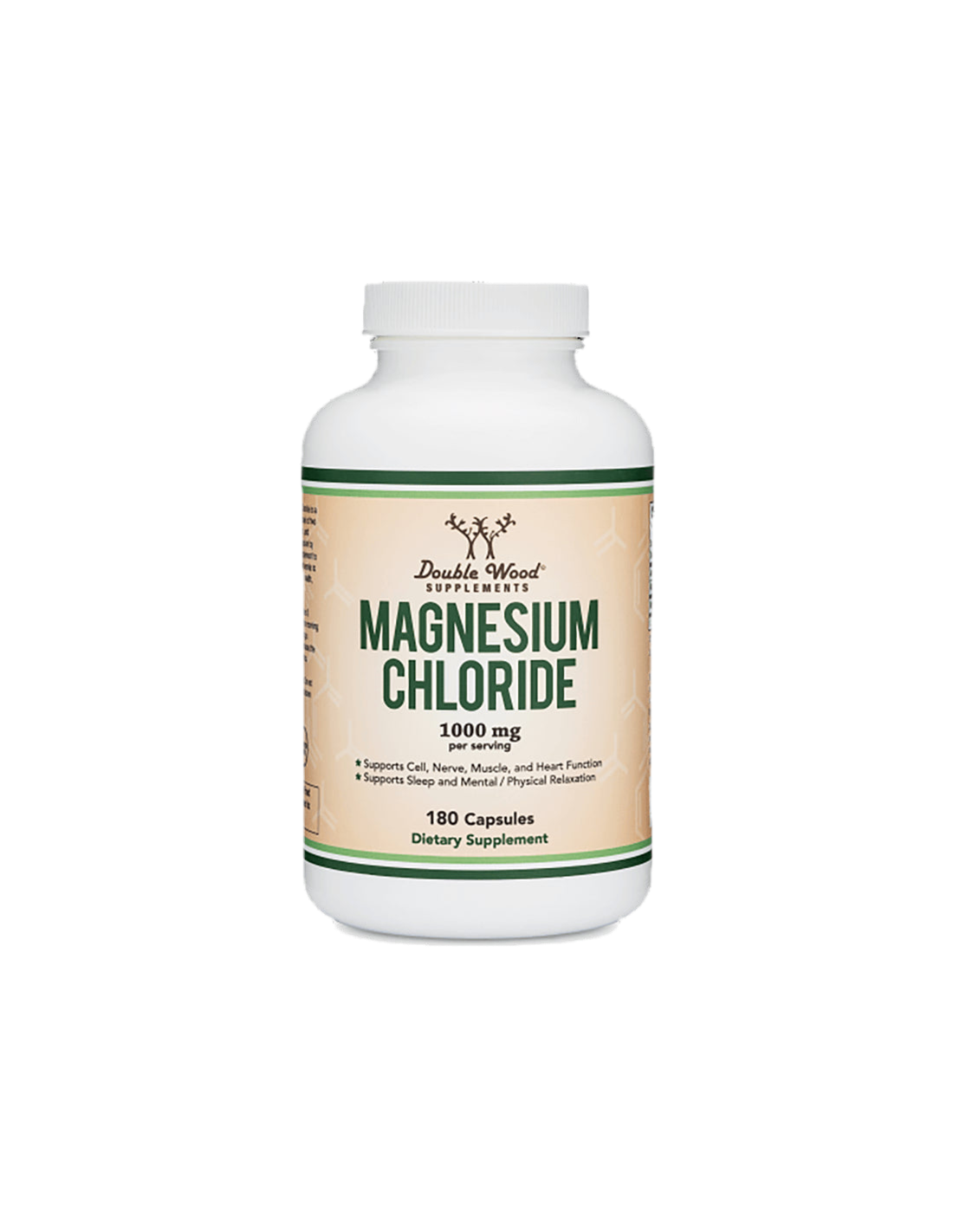 Magnesium chloride/ Magnesium (chloride), 180 capsules Double Wood - Nutra Best Europe
