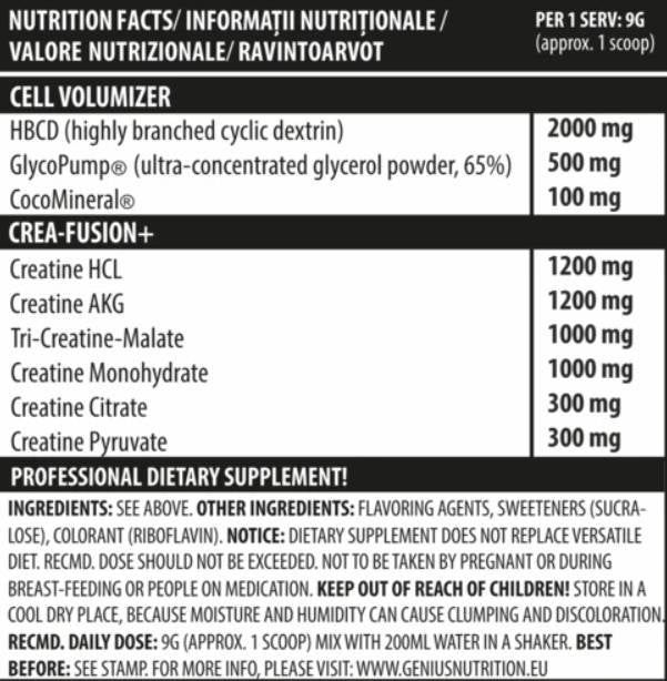 Crea F7 - 405 grams - Nutra Best Europe