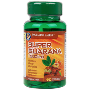 Super Guarana 1200 mg - 90 caplets - Nutra Best Europe