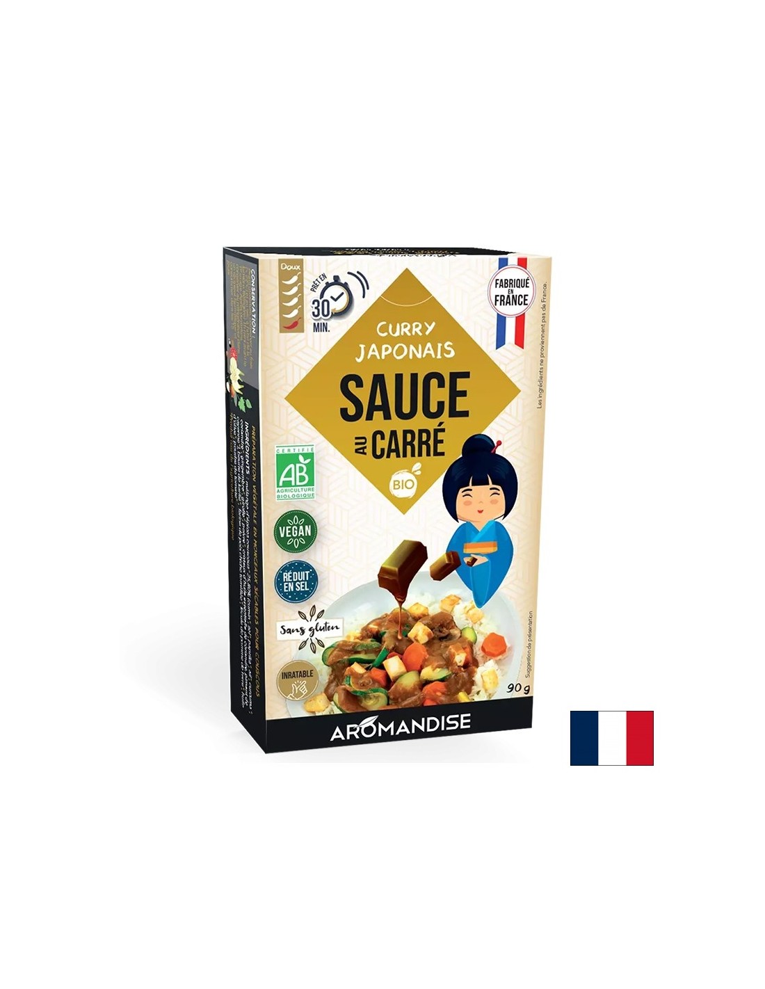 Bouillon kockák – japán curry szósz, 90 g