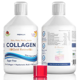 Fish Collagen 12500 mg Gold Retinol 500ml Swedish Nutra - Nutra Best Europe