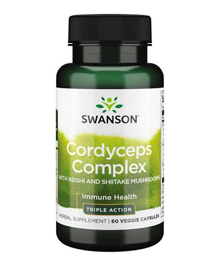 Cordyceps Complex with Reishi and Shiitake Mushrooms - 60 capsules - Nutra Best Europe