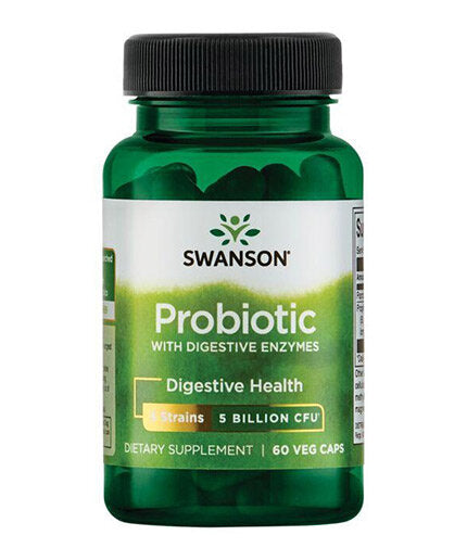 Probiotic with Digestive Enzymes - 60 capsules - Nutra Best Europe